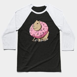 capibara con dona Baseball T-Shirt